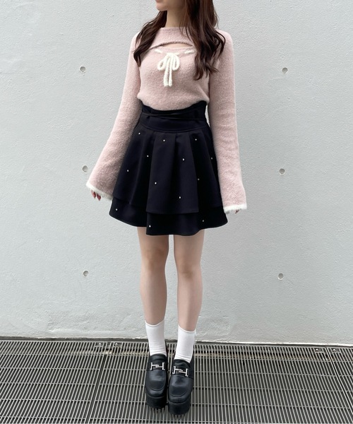 one way(ワンウェイ)の「レイヤード風ニット(ニット/セーター・レディース・ホワイト/グレー/ピンク・FREE)」の20枚目の写真