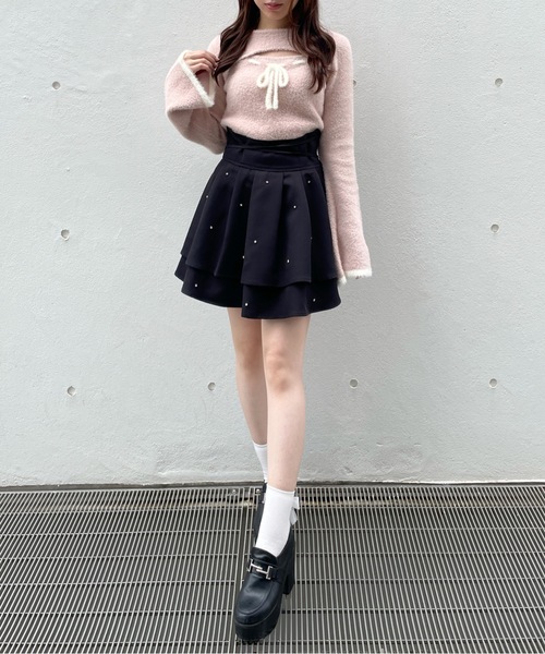 one way(ワンウェイ)の「レイヤード風ニット(ニット/セーター・レディース・ホワイト/グレー/ピンク・FREE)」の16枚目の写真