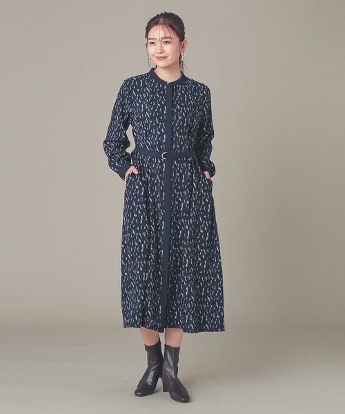 アート柄ワンピース（ワンピース）｜GLACIER lusso（グラシアルッソ