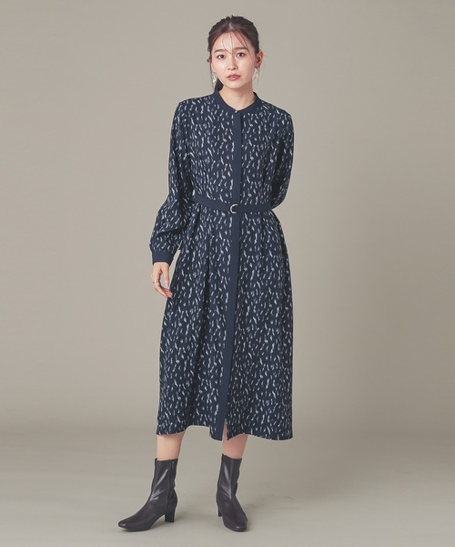 セール】アート柄ワンピース（ワンピース）｜GLACIER lusso（グラシア