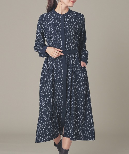 セール】アート柄ワンピース（ワンピース）｜GLACIER lusso（グラシア