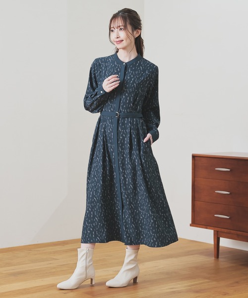 セール】アート柄ワンピース（ワンピース）｜GLACIER lusso（グラシア