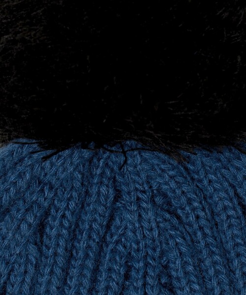 THE NORTH FACE（ザノースフェイス）の「＜THE NORTH FACE＞ポンポンカプッチョ / ニット帽 / キッズ（ニットキャップ/ビーニー・キッズ・オフホワイト/ベージュ/ロイヤルブルー・FREE）」の9枚目の写真