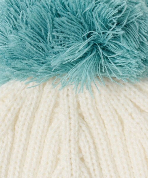 THE NORTH FACE（ザノースフェイス）の「＜THE NORTH FACE＞ポンポンカプッチョ / ニット帽 / キッズ（ニットキャップ/ビーニー・キッズ・オフホワイト/ベージュ/ロイヤルブルー・FREE）」の12枚目の写真