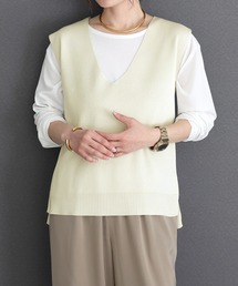 T/RVネックニットベスト