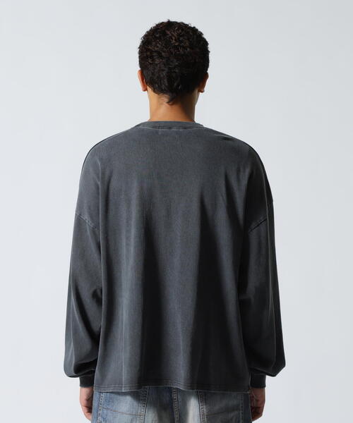 DANKE SCHON（ダンケシェーン）の「【WEB&DEPOT限定】DankeSchon/ダンケシェーン/PIGMENT L/S TEE LOVE（Tシャツ/カットソー・レディース・ブラック/ベージュ・M/L）」の12枚目の写真