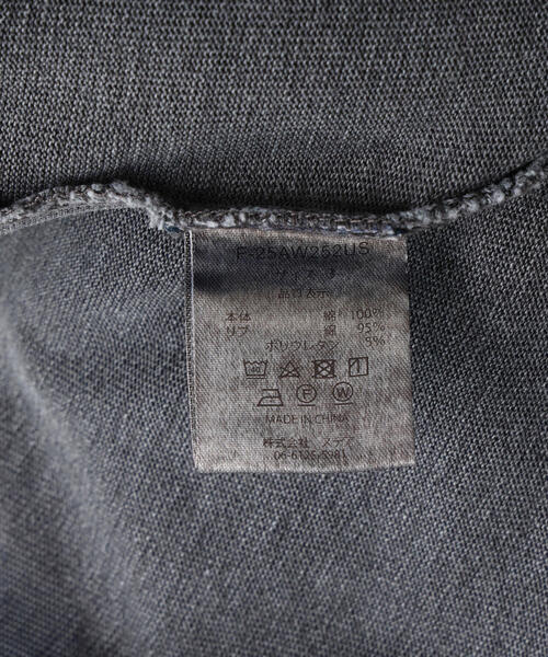 DANKE SCHON（ダンケシェーン）の「【WEB&DEPOT限定】DankeSchon/ダンケシェーン/PIGMENT L/S TEE LOVE（Tシャツ/カットソー・レディース・ブラック/ベージュ・M/L）」の6枚目の写真