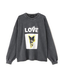 DANKE SCHON | 【WEB&DEPOT限定】DankeSchon/ダンケシェーン/PIGMENT L/S TEE LOVE(Tシャツ/カットソー)