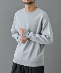 COLONY 2139 | リサイクルポリライン配色クルーニット(ニット/セーター)