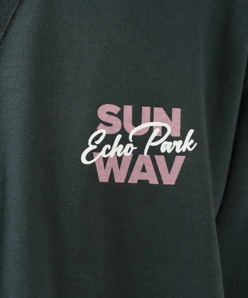 BAYFLOW（ベイフロー）の「DAYLIFEプリントスウェット（スウェット・メンズ・ピンク/チャコールグレー/ホワイト/グリーン・MEDIUM/LARGE）」の11枚目の写真