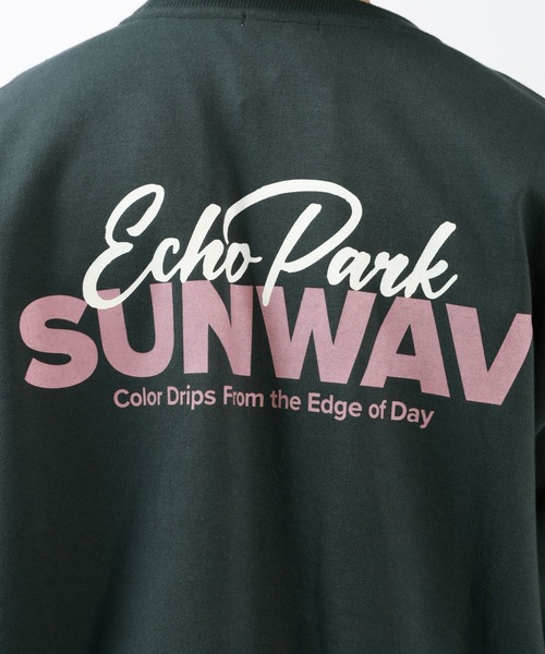 BAYFLOW（ベイフロー）の「DAYLIFEプリントスウェット（スウェット・メンズ・ピンク/チャコールグレー/ホワイト/グリーン・MEDIUM/LARGE）」の12枚目の写真