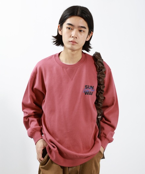 BAYFLOW（ベイフロー）の「DAYLIFEプリントスウェット（スウェット・メンズ・ピンク/チャコールグレー/ホワイト/グリーン・MEDIUM/LARGE）」の14枚目の写真