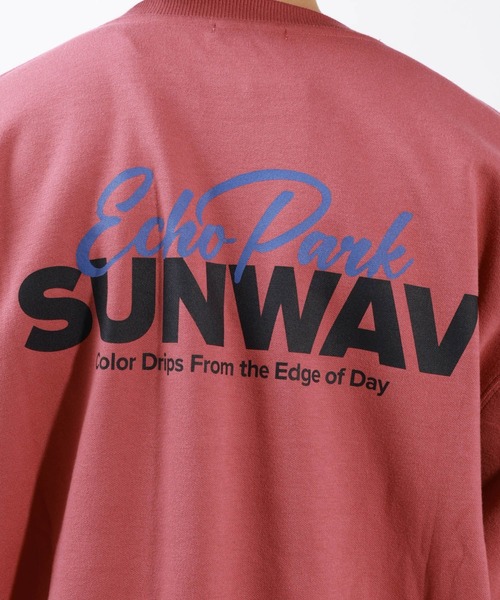 BAYFLOW（ベイフロー）の「DAYLIFEプリントスウェット（スウェット・メンズ・ピンク/チャコールグレー/ホワイト/グリーン・MEDIUM/LARGE）」の16枚目の写真