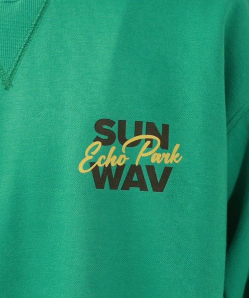 BAYFLOW（ベイフロー）の「DAYLIFEプリントスウェット（スウェット・メンズ・ピンク/チャコールグレー/ホワイト/グリーン・MEDIUM/LARGE）」の19枚目の写真