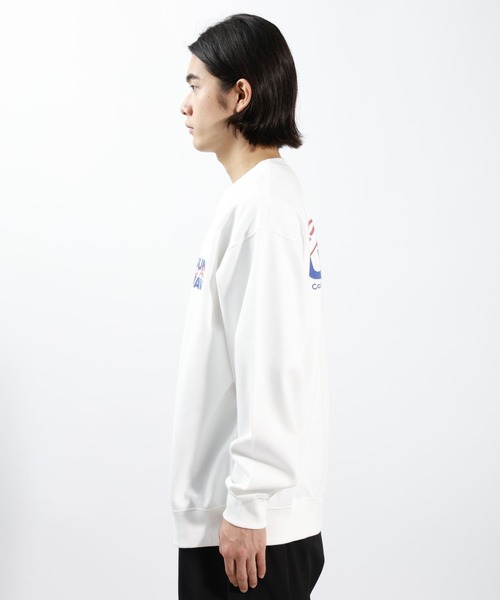 BAYFLOW（ベイフロー）の「DAYLIFEプリントスウェット（スウェット・メンズ・ピンク/チャコールグレー/ホワイト/グリーン・MEDIUM/LARGE）」の22枚目の写真