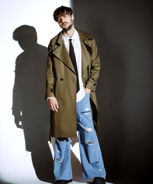 NO ID.】Ventile Overcoat / ベンタイル オーバーコート（トレンチ