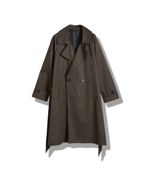 NO ID.(ノーアイディ)の「【NO ID.】Ventile Overcoat / ベンタイル オーバーコート(トレンチコート・メンズ・グレー/カーキ/ブラック・ONE SIZE)」の21枚目の写真