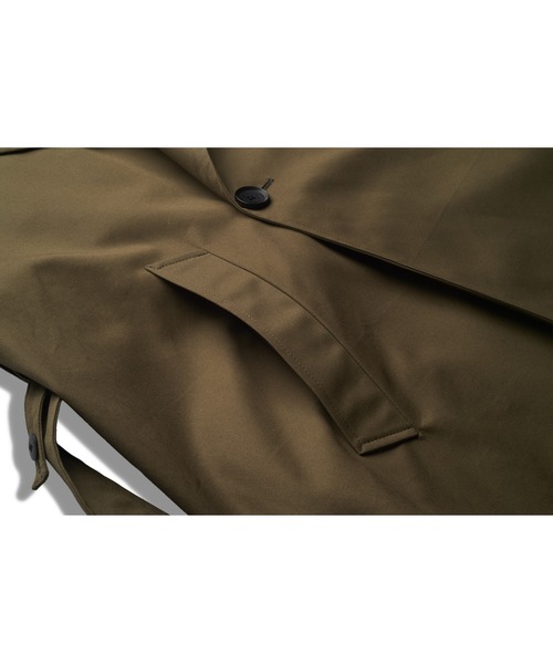 NO ID.(ノーアイディ)の「【NO ID.】Ventile Overcoat / ベンタイル オーバーコート(トレンチコート・メンズ・グレー/カーキ/ブラック・ONE SIZE)」の16枚目の写真