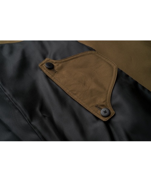 NO ID.(ノーアイディ)の「【NO ID.】Ventile Overcoat / ベンタイル オーバーコート(トレンチコート・メンズ・グレー/カーキ/ブラック・ONE SIZE)」の8枚目の写真
