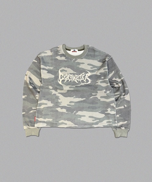 centimeter（センチメーター）の「Tribal thermal long tee（スウェット・メンズ・ブラック/アイボリー/グリーン系カモフラージュ・MEDIUM/LARGE/X-LARGE）」の3枚目の写真