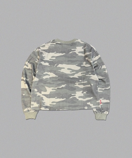 centimeter（センチメーター）の「Tribal thermal long tee（スウェット・メンズ・ブラック/アイボリー/グリーン系カモフラージュ・MEDIUM/LARGE/X-LARGE）」の10枚目の写真