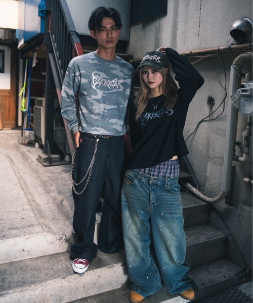 centimeter（センチメーター）の「Tribal thermal long tee（スウェット・メンズ・ブラック/アイボリー/グリーン系カモフラージュ・MEDIUM/LARGE/X-LARGE）」の9枚目の写真