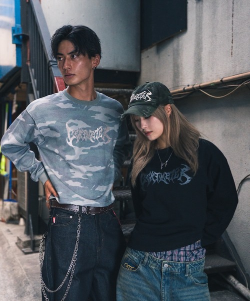 centimeter（センチメーター）の「Tribal thermal long tee（スウェット・メンズ・ブラック/アイボリー/グリーン系カモフラージュ・MEDIUM/LARGE/X-LARGE）」の14枚目の写真