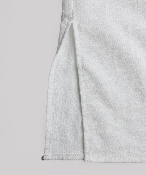BALLAST ARK（バラストアーク）の「BALLAST ARK / バラストアーク：Embroidered Cuff Shirt：BA12-SH01[AST]（シャツ/ブラウス・メンズ・ブラック/ホワイト・M/L）」の22枚目の写真