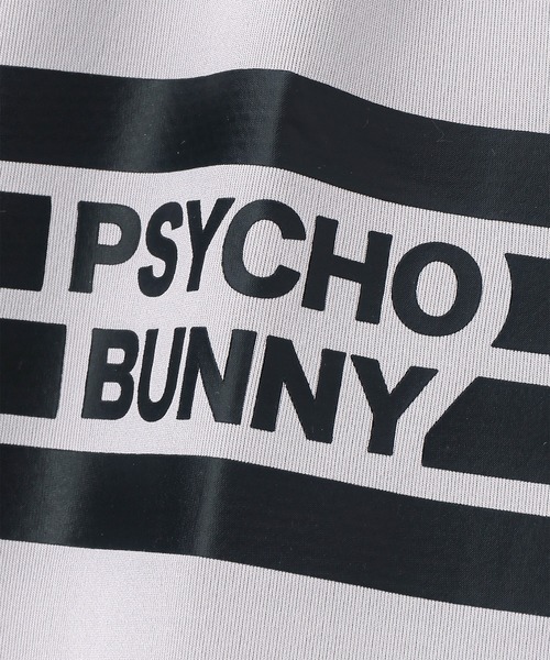 Psycho Bunny（サイコバニー）の「[WEB限定]マークラインサイドロゴ モックネックＴシャツ（Tシャツ/カットソー・メンズ・ブラック/ライトグレー・MEDIUM/SMALL/X-LARGE/LARGE）」の15枚目の写真