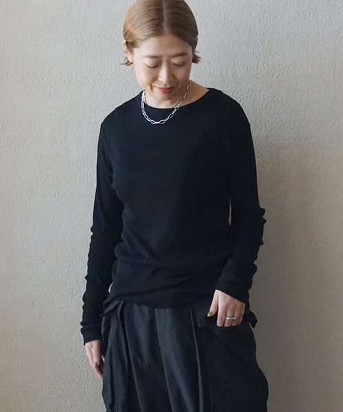 テレコ クルーネックプルオーバー（Tシャツ/カットソー）｜JOURNAL