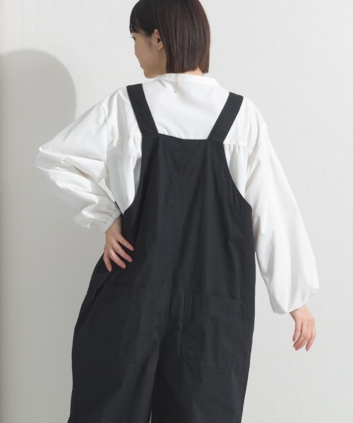OMNES(オムネス)の「テックコットンスキッパーデザイン9分袖フリルシャツブラウス(シャツ/ブラウス・レディース・ホワイト/ブラック/ベージュ/イエロー/グリーン/ブルー系その他/ネイビー系・FREE)」の16枚目の写真