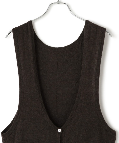 セール】モヘアミックスUネックワンピースネックポーチセット