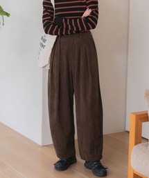 THE CRAFT CREW PRODUCTS(ザクラフトクループロダクツ)のコーデュロイ 2タック ストレッチ イージーワイドカープパンツ【THE CRAFT CREW PRODUCTS】(その他パンツ)