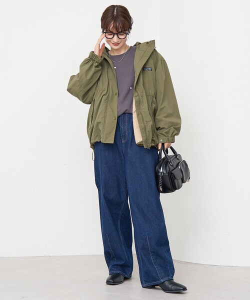 coen（コーエン）の「【PARKNIK（パークニック）】 3WAYマウンテンパーカー ボアベスト付き（マウンテンパーカー・レディース・ブラック/オリーブ/ベージュ・M/L）」の7枚目の写真