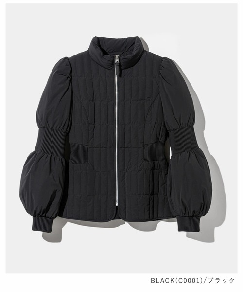 Mackage（マッカージュ）の「Mackage  FELICIA Mixed Media Jacket マッカージュ フェリカ ダウンジャケット（ダウンジャケット/コート・レディース・ブラック・MEDIUM/LARGE）」の2枚目の写真