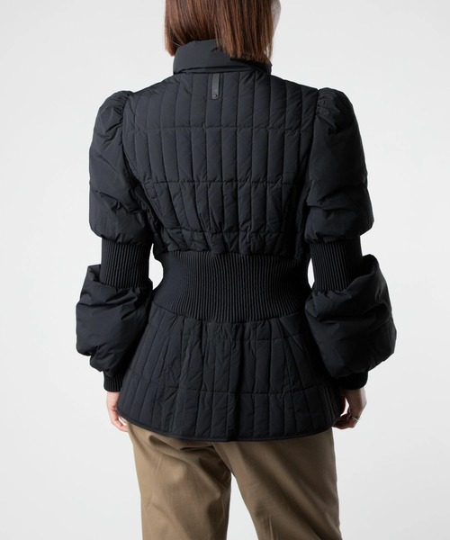 Mackage（マッカージュ）の「Mackage  FELICIA Mixed Media Jacket マッカージュ フェリカ ダウンジャケット（ダウンジャケット/コート・レディース・ブラック・MEDIUM/LARGE）」の7枚目の写真