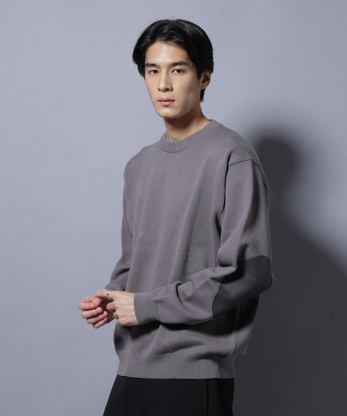 セール】「大人のスウェット」コットンスウェットライクニット