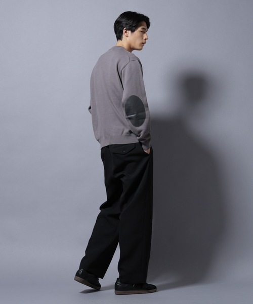 セール】「大人のスウェット」コットンスウェットライクニット