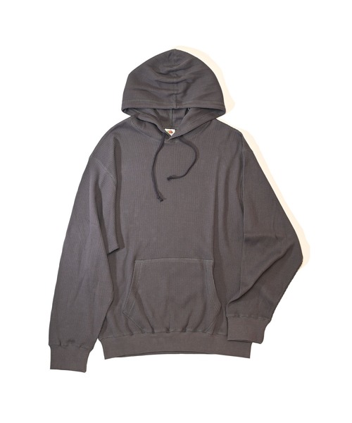 FRUIT OF THE LOOM(フルーツオブザルーム)の「金子恵治 THERMAL HOODIE / サーマル / ヴィンテージ / ワンマイルウェア / パーカー / プルオーバー / セットアップ / オリジナルパッケージ(パーカー・メンズ・ネイビー/チャコールグレー・M/L/XL)」の5枚目の写真