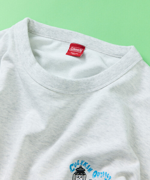 COLEMAN（コールマン）の「Coleman/コールマン Coleman×Chocomoo×FREAK'S STORE 別注 コールマン チョコムー outdoor expo ドローコード クルーネック スウェット（スウェット・メンズ・ライトグレー/チャコールグレー/ブルー・MEDIUM/LARGE）」の15枚目の写真