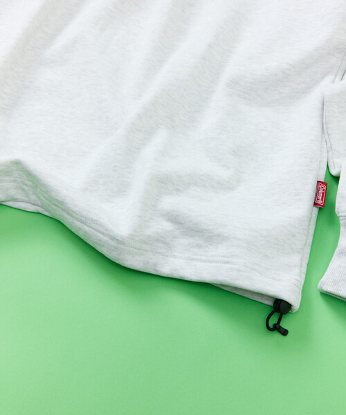 COLEMAN（コールマン）の「Coleman/コールマン Coleman×Chocomoo×FREAK'S STORE 別注 コールマン チョコムー outdoor expo ドローコード クルーネック スウェット（スウェット・メンズ・ライトグレー/チャコールグレー/ブルー・MEDIUM/LARGE）」の13枚目の写真