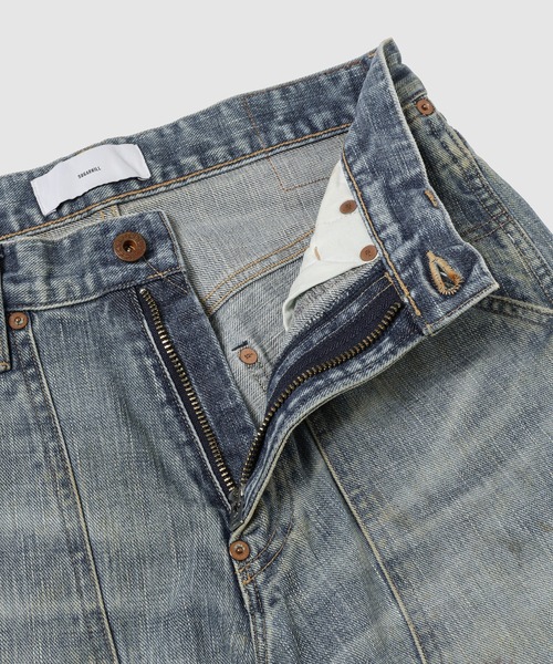 SUGARHILL（シュガーヒル）の「FADED MODERN DENIM PANTS DOUBLE KNEE