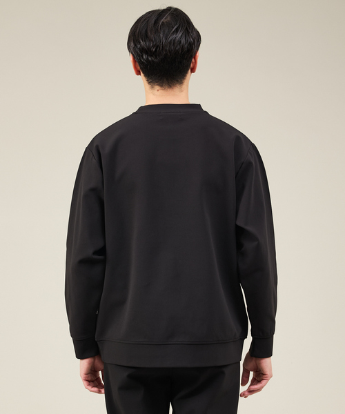 ABAHOUSE GRAY(アバハウスグレイ)の「【SMART CLOSET】ハイゲージ ポンチ プルオーバー スウェット / セットアップ対応(スウェット・メンズ・オフホワイト/モカ/ネイビー/ブラック・46/48)」の7枚目の写真