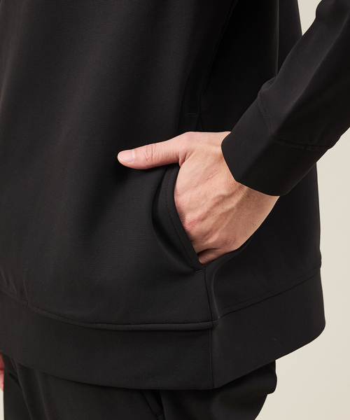 ABAHOUSE GRAY(アバハウスグレイ)の「【SMART CLOSET】ハイゲージ ポンチ プルオーバー スウェット / セットアップ対応(スウェット・メンズ・オフホワイト/モカ/ネイビー/ブラック・46/48)」の10枚目の写真
