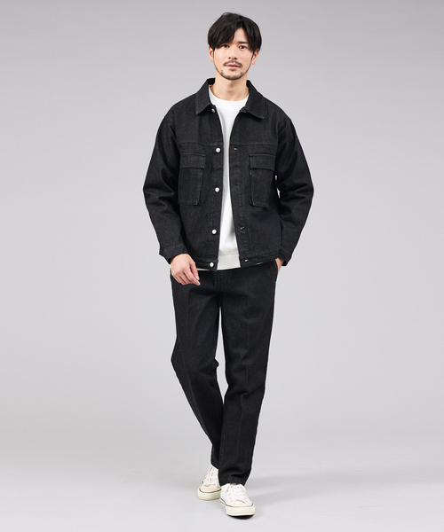 ABAHOUSE GRAY(アバハウスグレイ)の「【SMART CLOSET】ハイゲージ ポンチ プルオーバー スウェット / セットアップ対応(スウェット・メンズ・オフホワイト/モカ/ネイビー/ブラック・46/48)」の19枚目の写真