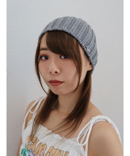 jouetie（ジュエティ）の「ワイドニットターバン（ヘアバンド・レディース・グレー/ブラック・FREE）」の5枚目の写真