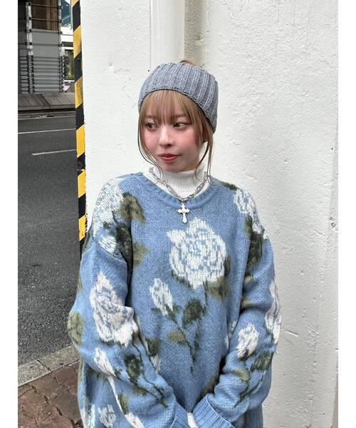 jouetie(ジュエティ)の「ワイドニットターバン(ヘアバンド・レディース・グレー/ブラック・FREE)」の11枚目の写真