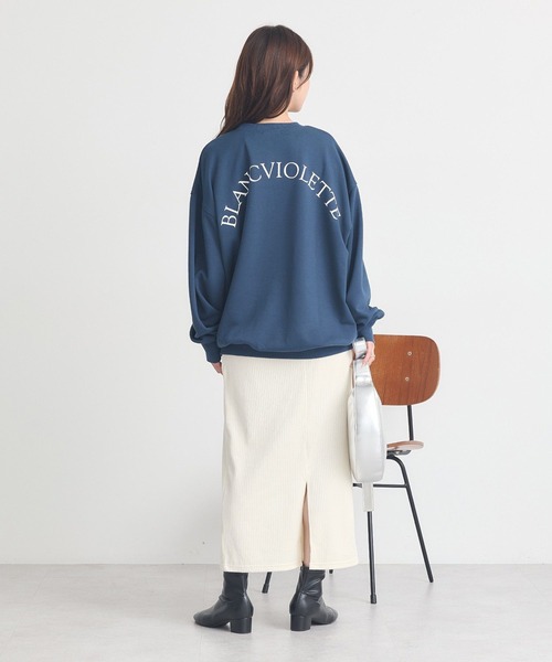 earth music&ecology(アースミュージックアンドエコロジー)の「コーデュロイナロースカート(スカート・レディース・ブラック/アイボリー/ボルドー・S/M)」の12枚目の写真