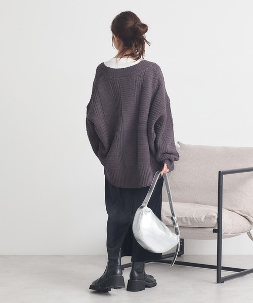 earth music&ecology(アースミュージックアンドエコロジー)の「コーデュロイナロースカート(スカート・レディース・ブラック/アイボリー/ボルドー・S/M)」の17枚目の写真