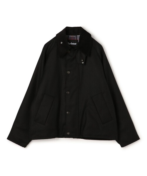 【別注】Barbour×TOMORROWLAND：TRANSPORT 別注】Barbour TRASPORT ウールブルゾン DORMEIUL（ブルゾン